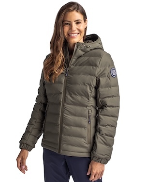 Cutter & Buck Mission Ridge Repreve&reg; Eco Insulated Womens Puffer Jacket in Douglas