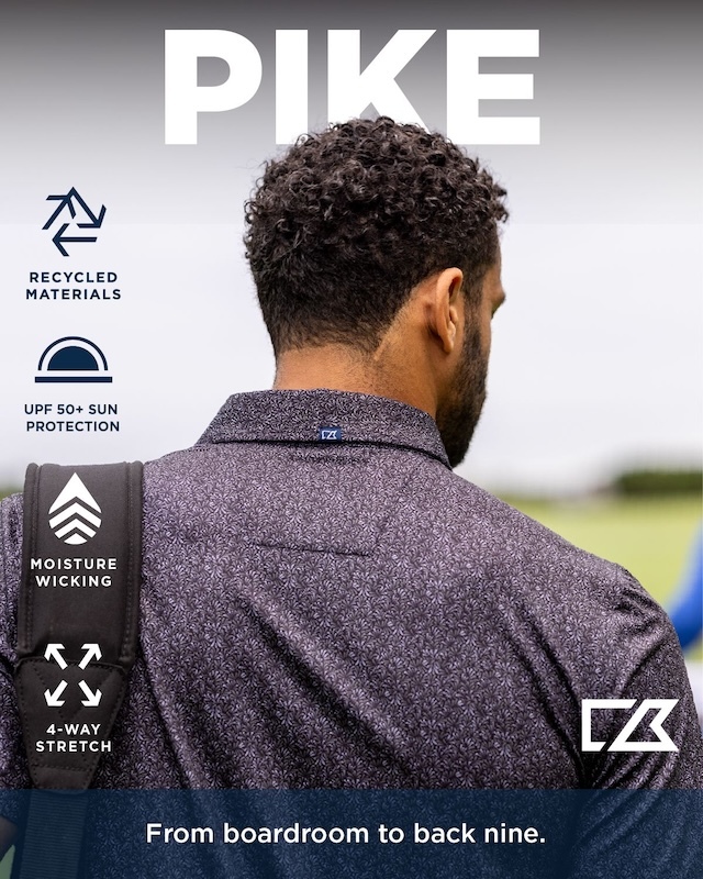 Cutter & Buck Pike Polos performance features overview 